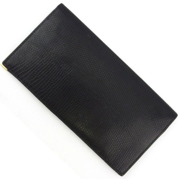 Salvatore Ferragamo length wallet Lizard tone type Auth used L3379 - Picture 2 of 8